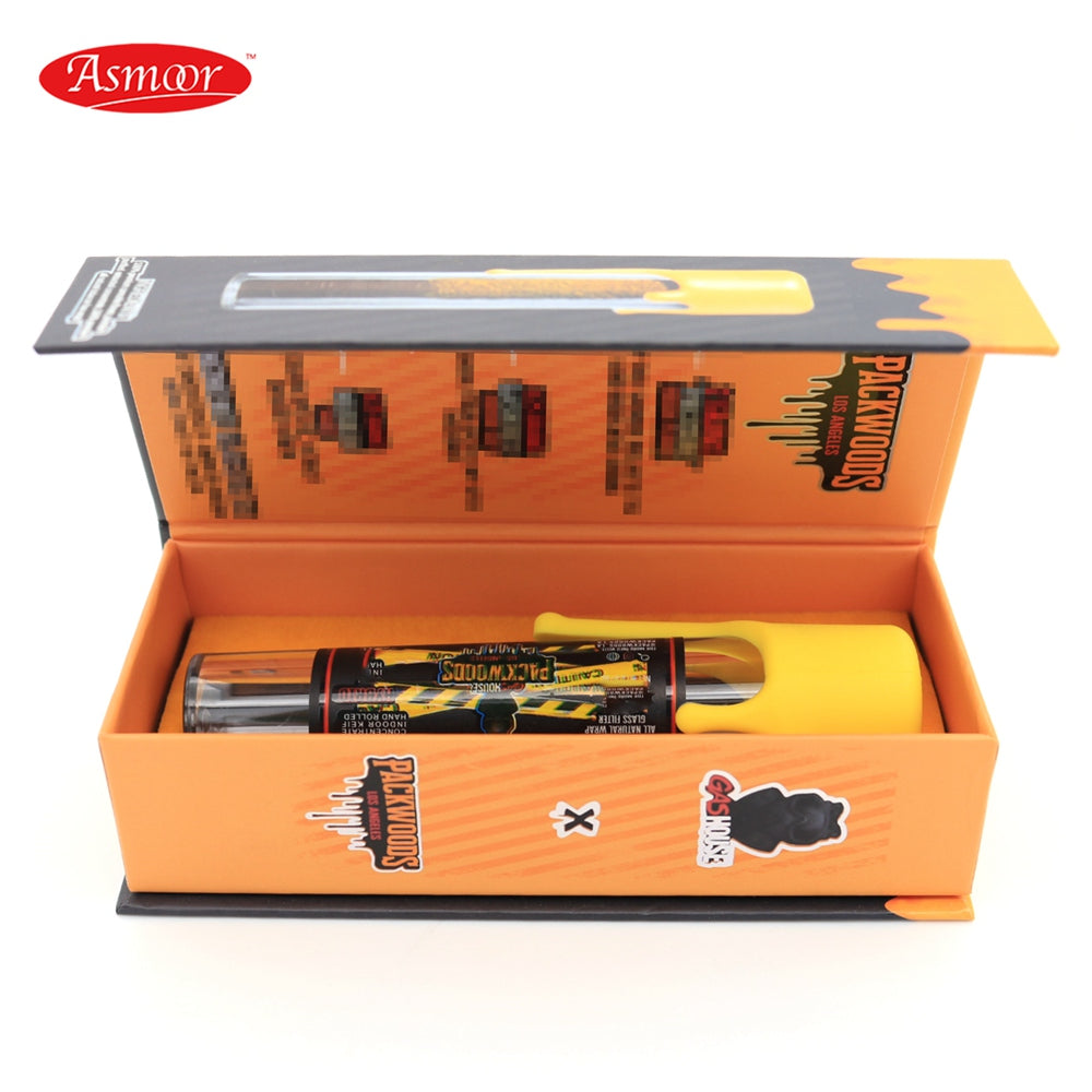 2021 hottest Plastic Pre Rolling Tube for PACKWOODS Smell Proof Container Joint Roller with gift Box